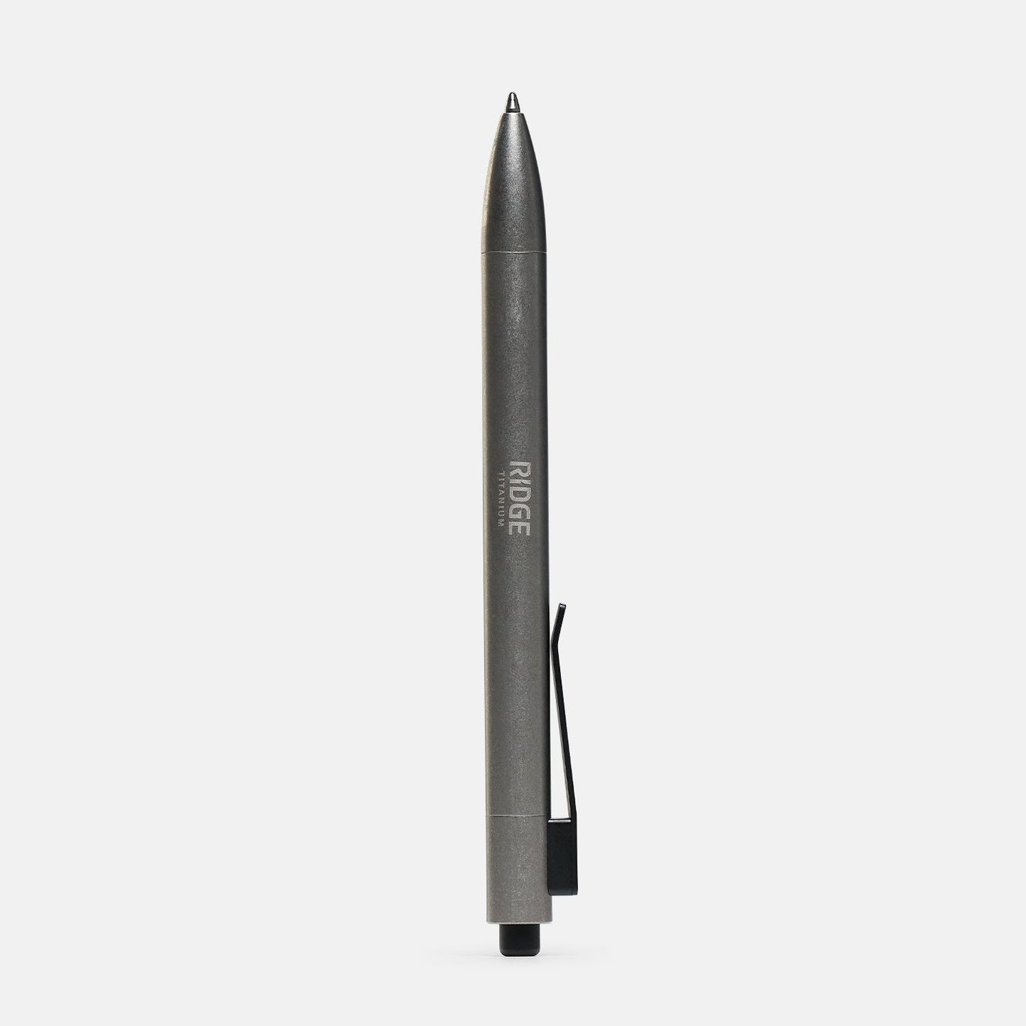 Ridge Click Pen - Stonewashed Titanium
