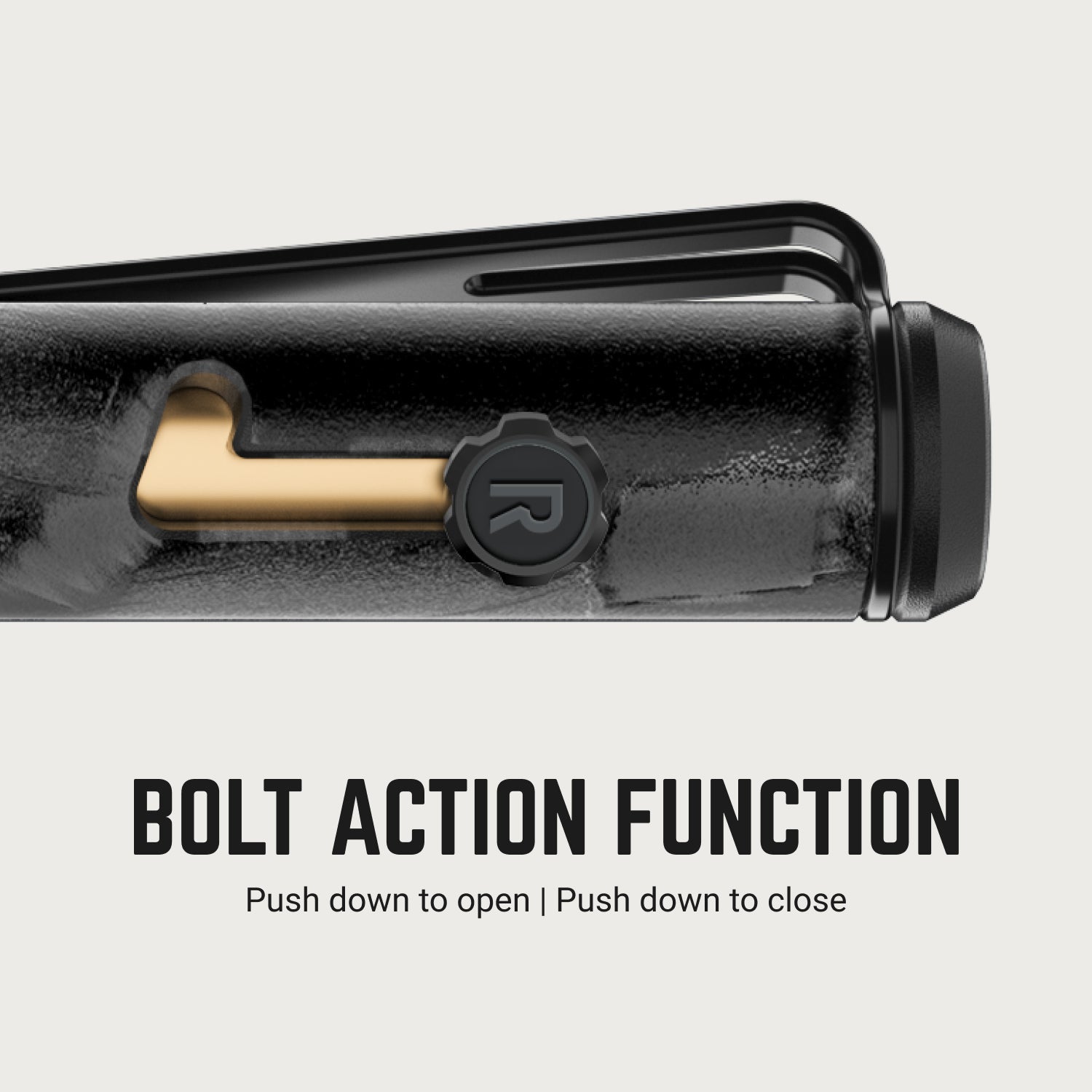 Ridge Bolt Action Pen - Carbon Fiber 3k