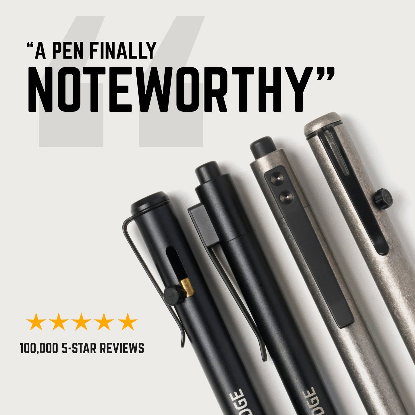 Ridge Bolt Action Pen - Carbon Fiber 3k