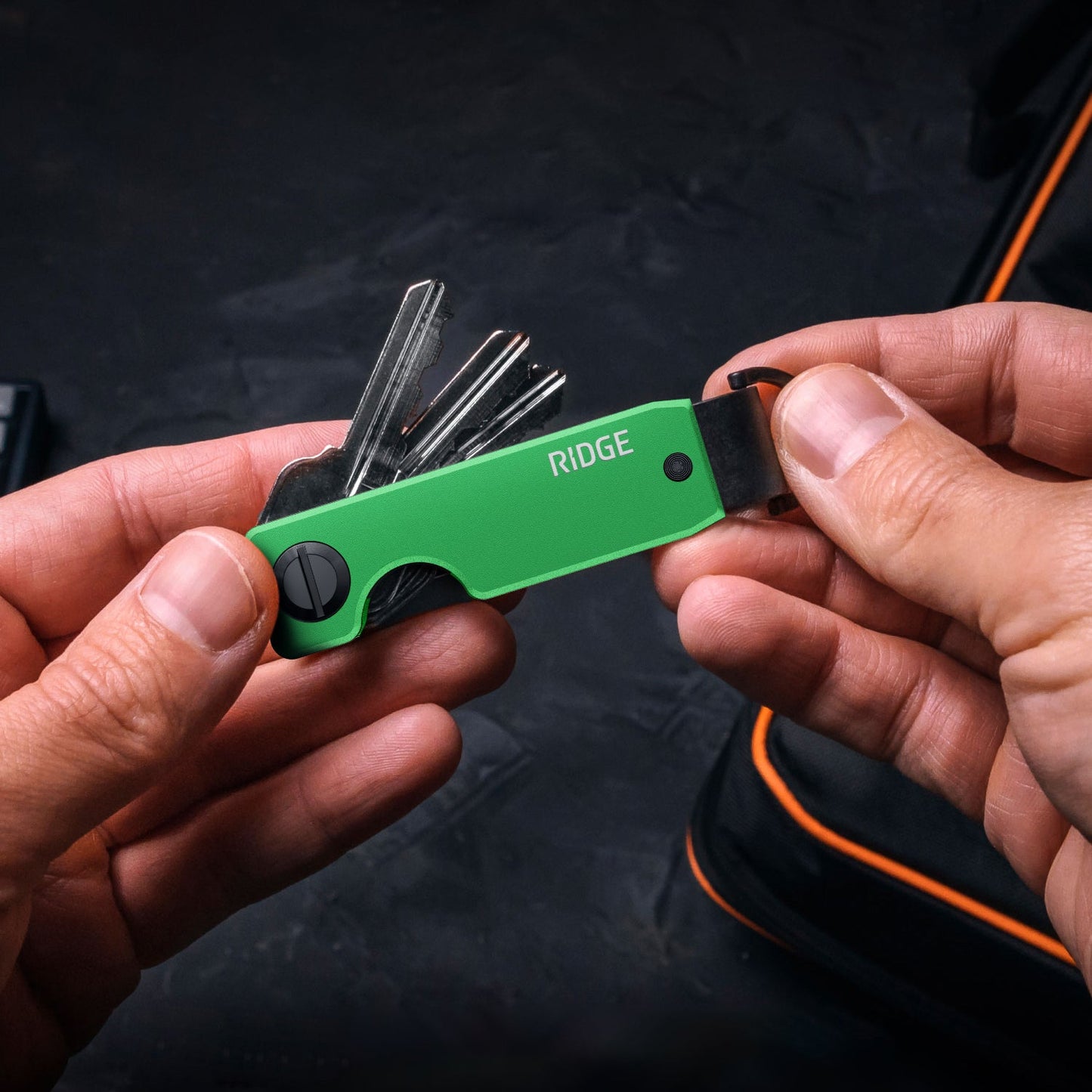 Ridge KeyCase - Voodoo Green
